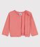 Baby-Cardigan aus Baumwolle rosa PAPAYE