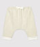 Baby-Hose aus Bio-Baumwollflanell beige