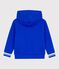 Kinder-Kapuzensweatshirt aus Baumwolle blau PERSE