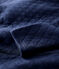 Kleid aus gestepptem Doppeljersey Damen blau SMOKING
