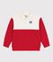 Kinder-Sweatshirt im Polo-Stil aus Baumwolle rot MILK/ POMPIER