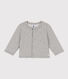 Baby-Cardigan aus Molton