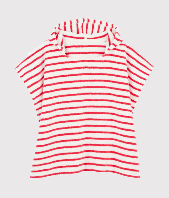 Strand-Poncho mit Kapuze Baby Mädchen / Baby Jungen rosa GEISHA