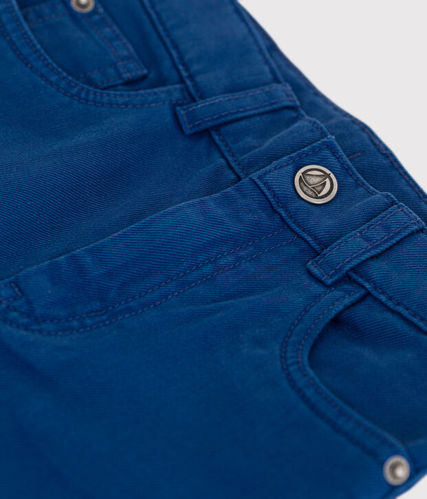 Gerade geschnittene Hose aus farbigem Denim Kinder/Jungen blau