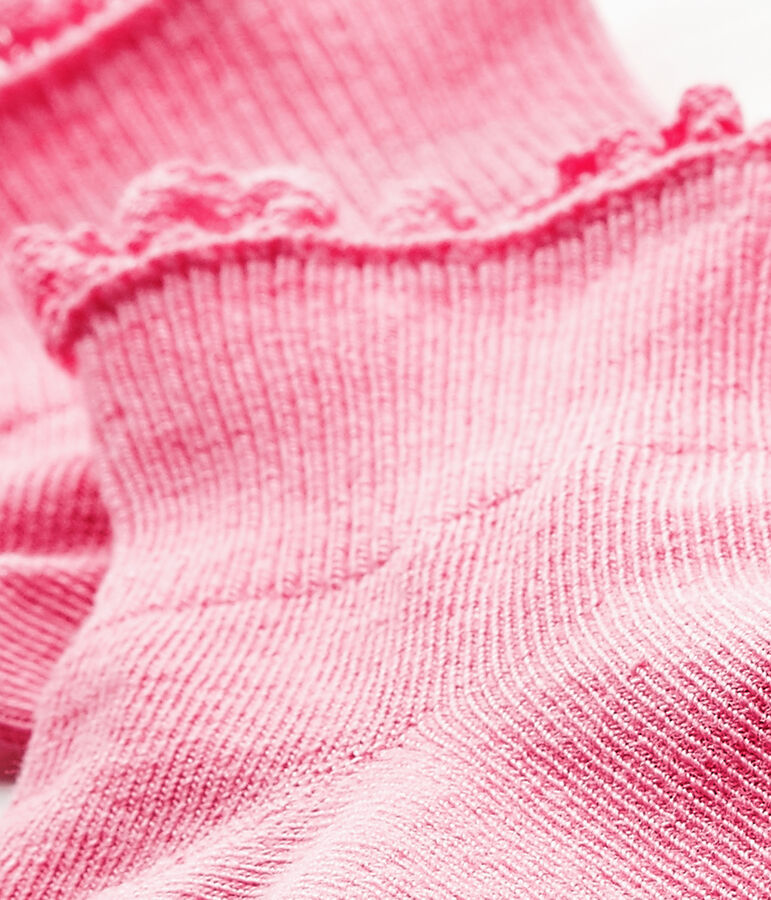 Baby-Spitzenstr&uuml;mpfe f&uuml;r M&auml;dchen rosa