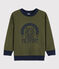 Kinder-Sweatshirt für Jungen grün MILITARY