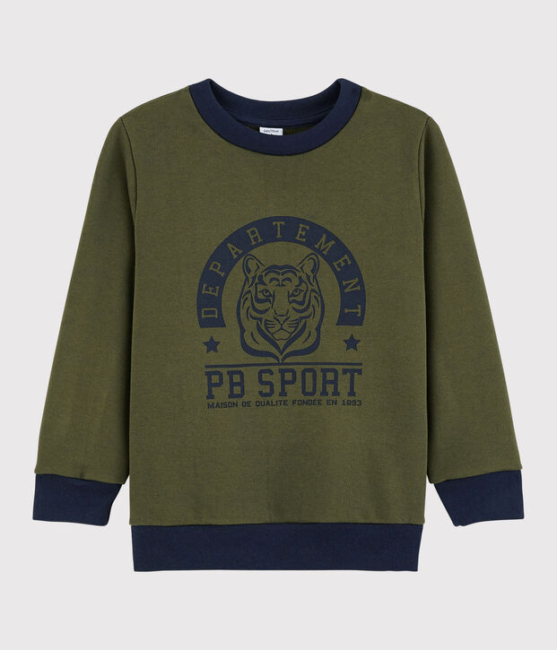 Kinder-Sweatshirt f&uuml;r Jungen gr&uuml;n