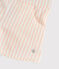 Kinder-Shorts aus Jersey für Mädchen rosa MINOIS/weiss MARSHMALLOW