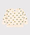 Baby-Sweatshirt aus gestepptem Doppeljersey weiss AVALANCHE/ MULTICO