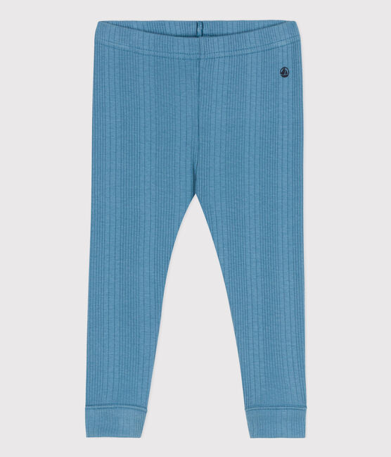 Baby-Leggings aus Baumwolle blau LAVIS