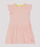 Babykleid mit Milleraies-Streifen für Mädchen rosa PATIENCE/weiss MARSHMALLOW