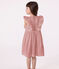 Ärmelloses Kinderkleid aus schlichter Baumwolle rosa CHARME