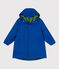 Kinder-Regenjacke mit zwei Farben  blau SURF/ PALMERAIE