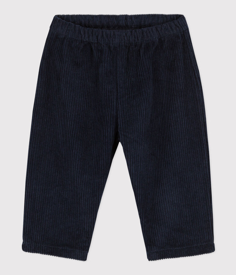 Baby-Cordhose blau