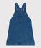 Kinder-Latzkleid aus Denim für Mädchen blau BLEU DELAVE
