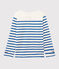 T-Shirt mit Marinestreifen für Kinder Serge Bloch weiss MARSHMALLOW/blau PERSE