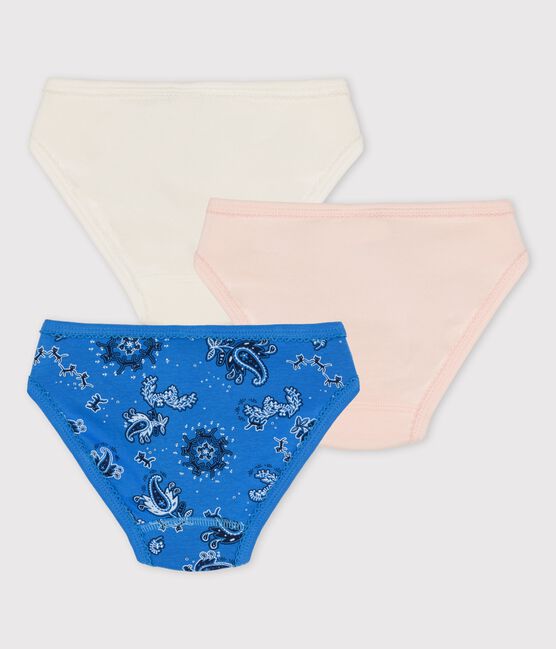 3er-Set Slips aus Bio-Baumwolle mit Bandanadruck für Mädchen variante 1