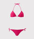 Einfarbiger Damen Bikini