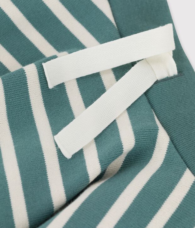 Kinderrock aus Baumwolle f&uuml;r M&auml;dchen gr&uuml;n/naturfarben