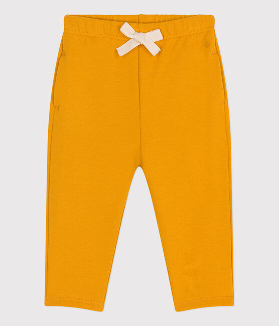 Baby-Hose aus Molton gelb BOUDOR
