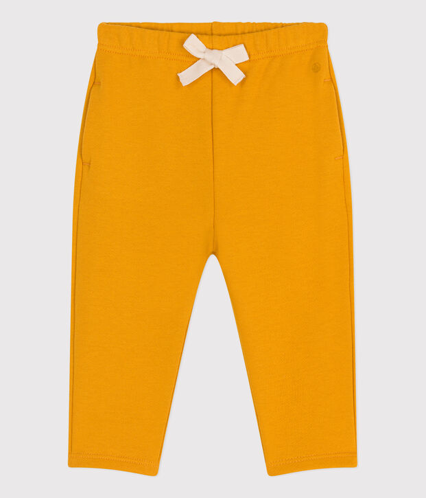Baby-Hose aus Molton gelb