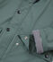 Regenjacke aus recyceltem Material und Bio-Baumwolle grün THUYA