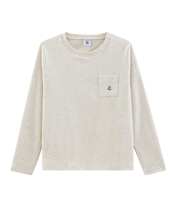 Lang&auml;rmeliges Kinder-T-Shirt Jungen MONTELIMAR CHINE