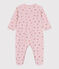 Strampler aus Nicki mit Blumenmotiv rosa JOLI/weiss MULTICO