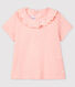 Kurzärmelige Baby-Bluse aus Baumwolle für Mädchen