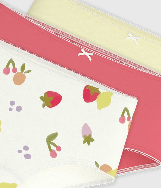 Set Kinder-Shortys aus Baumwolle mit Fruchtmotiv variante 1