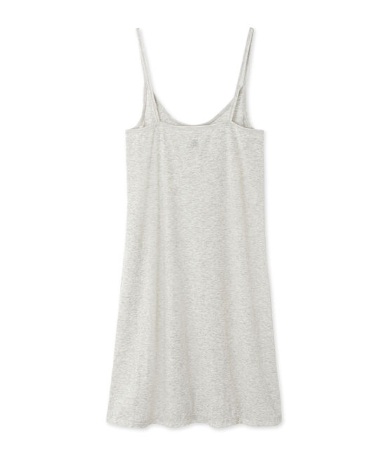 Chemise à bretelles femme en coton léger grau BELUGA CHINE