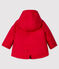 Mittellanger Baby-Parka für Jungen rot TERKUIT