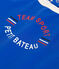 Kurzärmeliges Baby-T-Shirt aus feinem Jersey blau CALVIN