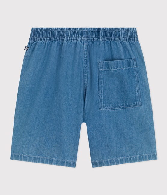 Shorts aus leichtem Denim Kinder/Jungen blau DENIM CLAIR