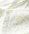 Baby-Strampler aus Doppeljersey aus Bio-Baumwolle mit Kaninchen-Motiv weiss MARSHMALLOW/weiss MULTICO
