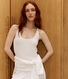 Damen-Tanktop aus Wolle und leichter Baumwolle