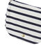 Gestreifte Mädchen-Schultertasche weiss MARSHMALLOW/blau SMOKING