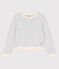 Sweatshirt aus Baumwolle für Damen weiss AVALANCHE/ SKY CHINE