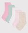 5er-Set Baby-Socken aus einfarbiger Baumwolle variante 2