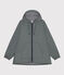 Kurze Damen-Regenjacke grün THUYA