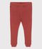 Baby-Leggings aus Ajour-Strick braun OMBRIE