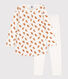 Kinder-Nachthemd und -Leggings aus Nicki und Baumwolle mit Eulenmotiv für Mädchen