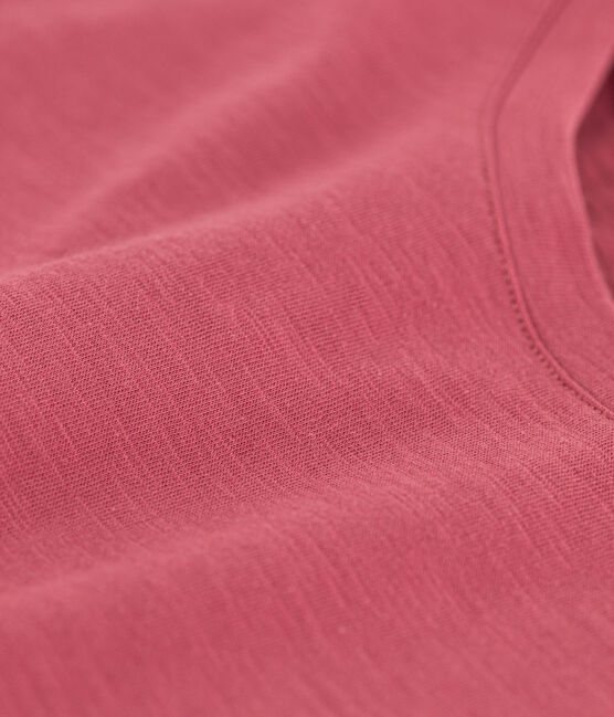 T-Shirt LE DROIT aus Baumwolle mit Rundhalsausschnitt rosa PAPI