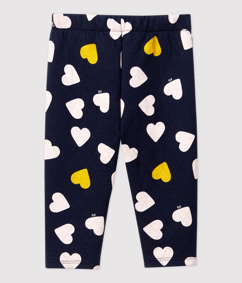 Gesteppte Baby-Hose blau/vielfarbig