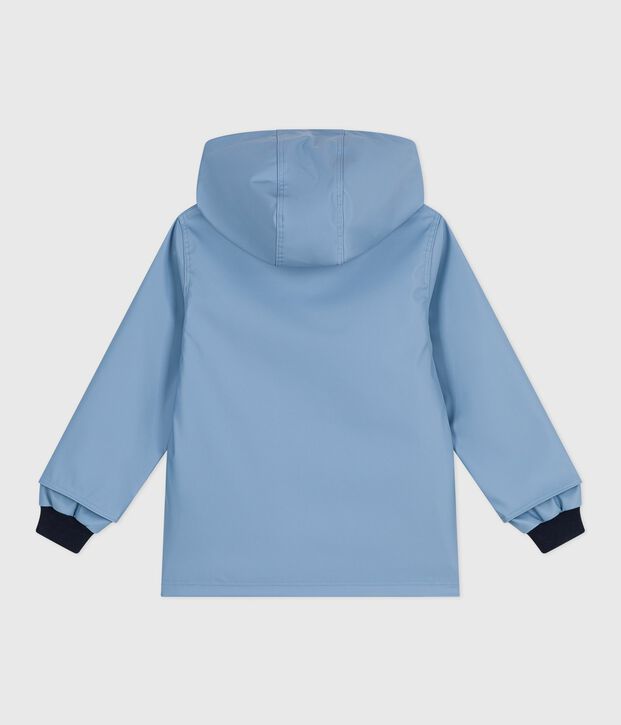 Ikonische  Kinder-Regenjacke unisex blau