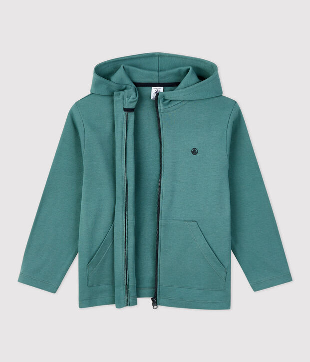 Kapuzen-Sweatshirt f&uuml;r M&auml;dchen und Jungen gr&uuml;n