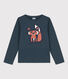 Langärmeliges Kinder-T-Shirt aus Baumwolle für Mädchen und  Jungen