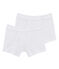 2er-Set Boxershorts für Jungen weiss LOT