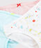 3er-Set Slips aus Bio-Baumwolle mit Früchte-Motiv für Mädchen variante 1