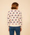 Damen-Sweatshirt aus Molton weiss AVALANCHE/ MULTICO
